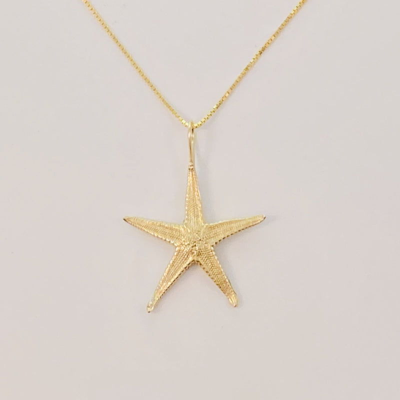 Vibrant Beaded Starfish Necklace