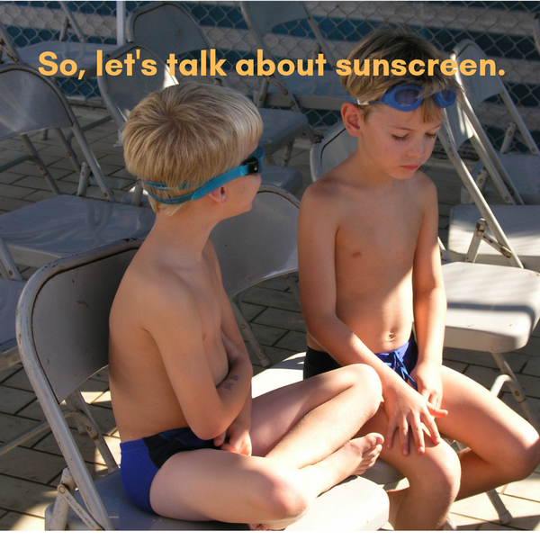 And what about sunscreen?  Many concerns have been made about it's environmental impact and possible concerns about our own health.