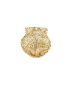 Scallop Shell Pendant in 14 K