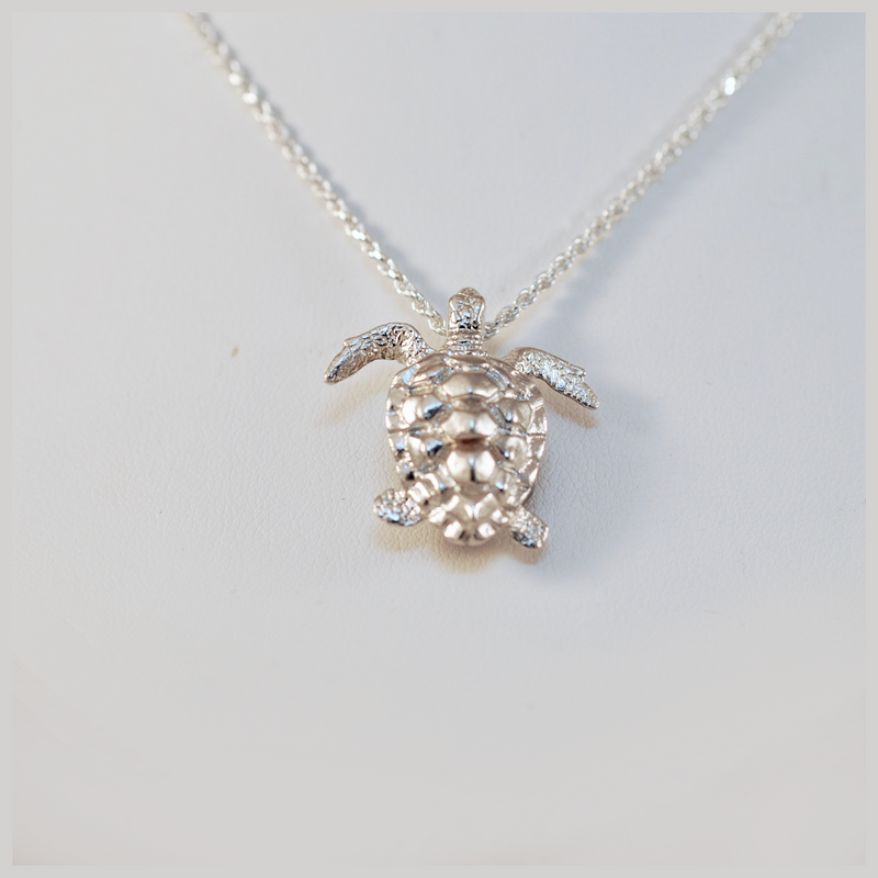 Bold Turtle Necklace