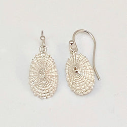 Limpet sterling silver earrings